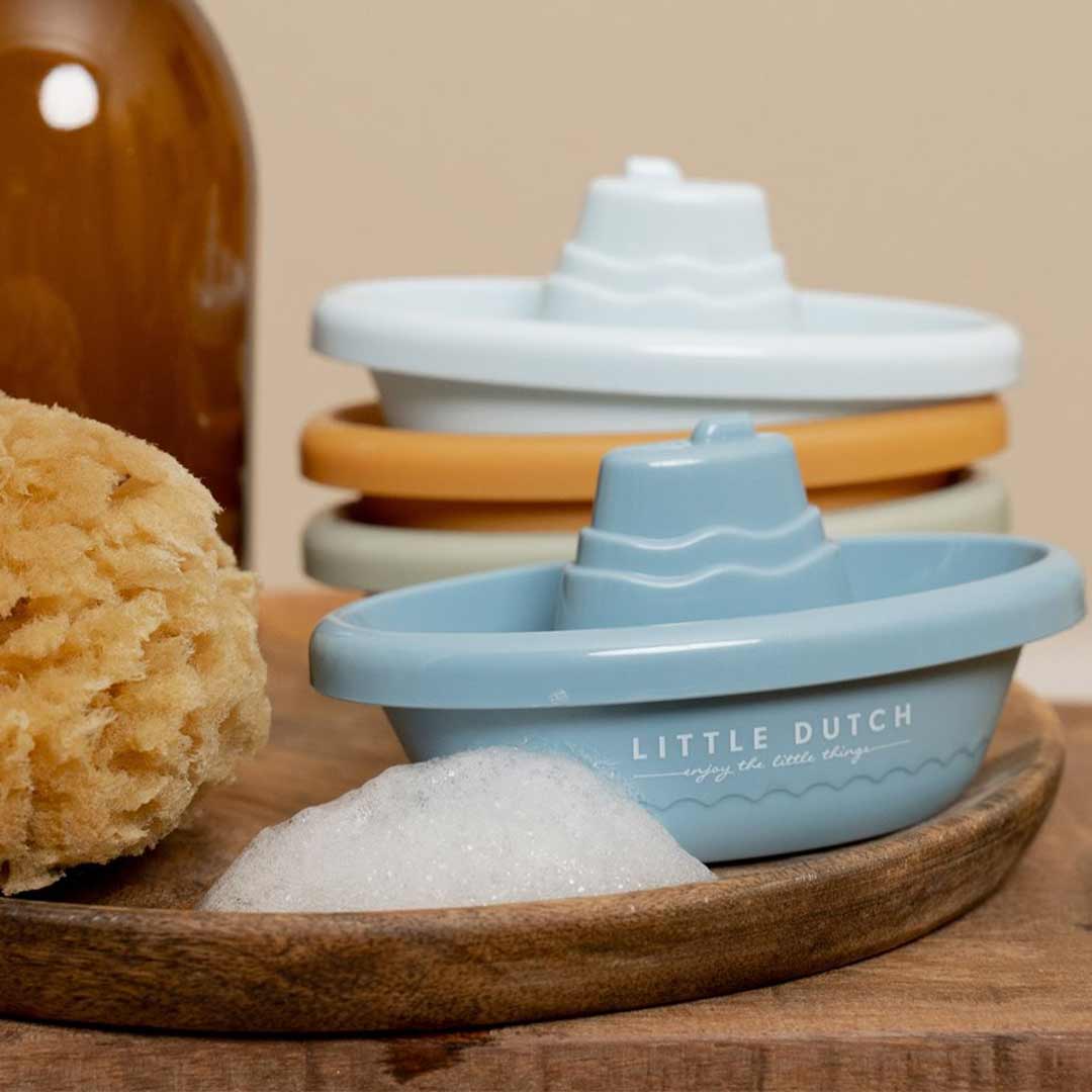 Stackable Bath Boats - Blue