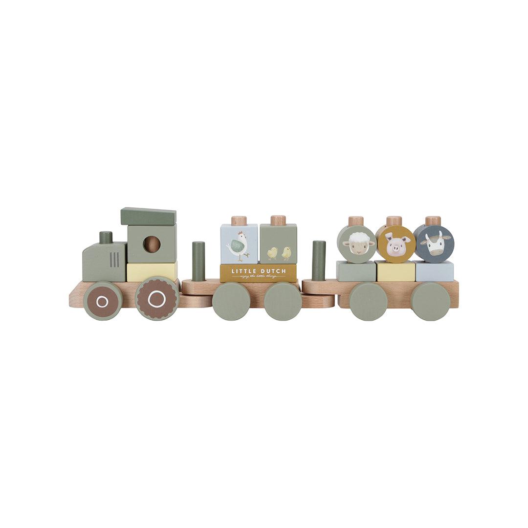 Little Dutch Stacking Train - Little Farm - Tractor