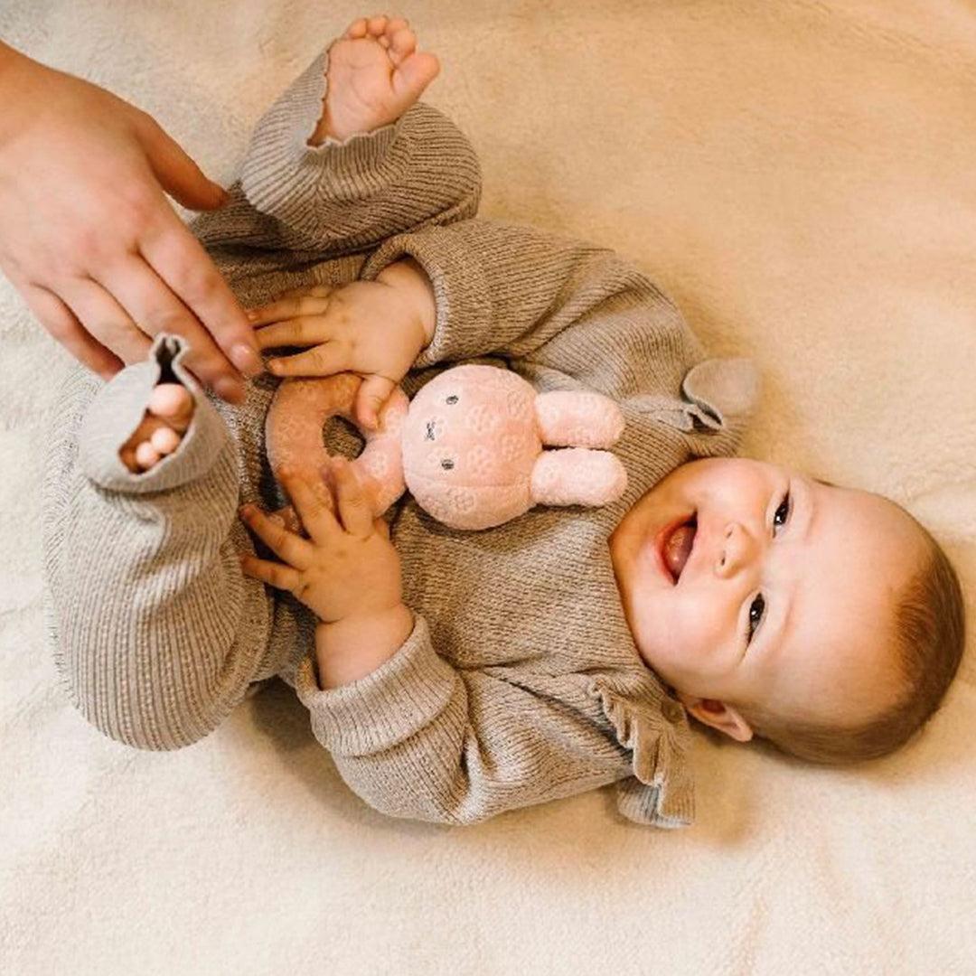 Little Dutch Miffy Rattle - Pink Flowers