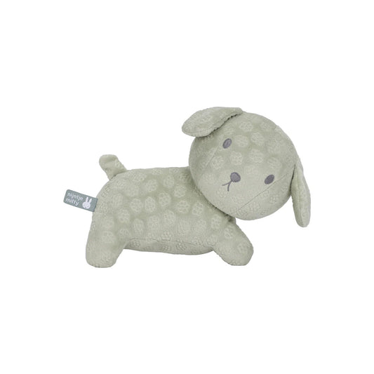 Lying Rabbit 25 cm - Green Flowers